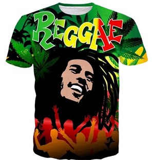 Marley T Shirt unisex 3D Printed