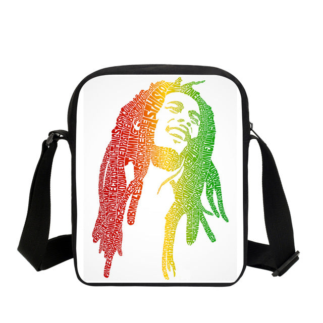 Bob Marley Character Printed Messenger Bags