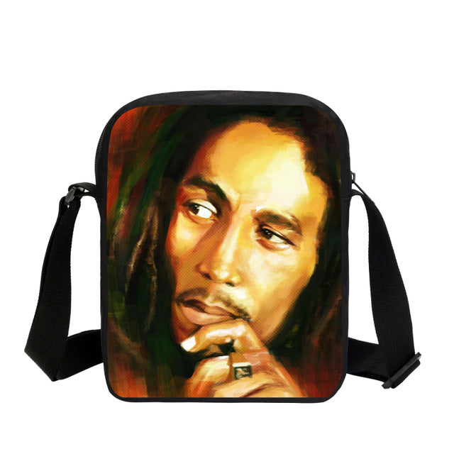 Bob Marley Character Printed Messenger Bags