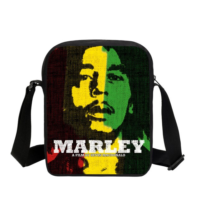 Bob Marley Character Printed Messenger Bags