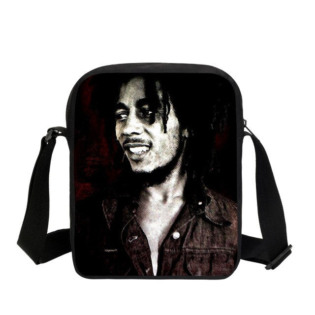 Bob Marley Character Printed Messenger Bags