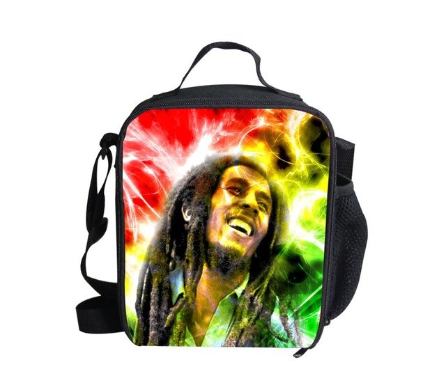 Reggae Bob Marley Design Thermal Lunch Bags