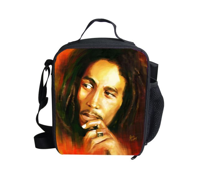 Reggae Bob Marley Design Thermal Lunch Bags