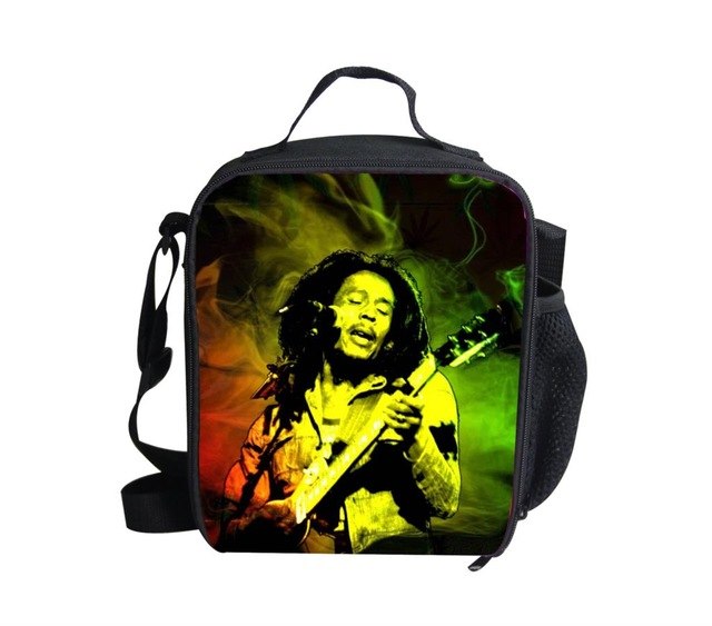 Reggae Bob Marley Design Thermal Lunch Bags