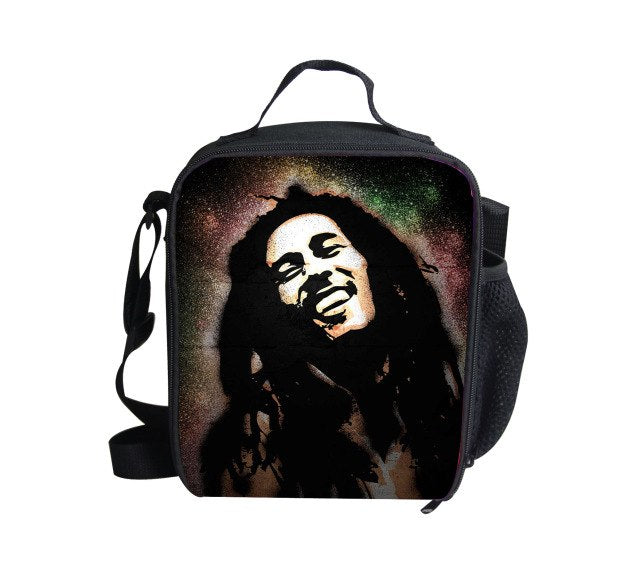 Reggae Bob Marley Design Thermal Lunch Bags