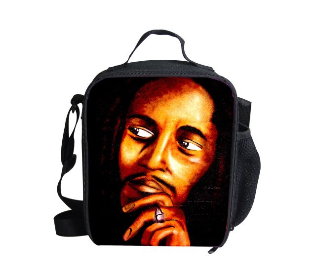 Reggae Bob Marley Design Thermal Lunch Bags