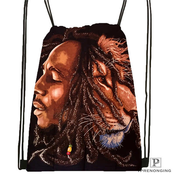 Custom IBob-Marley-Quotes Drawstring Backpack Bag