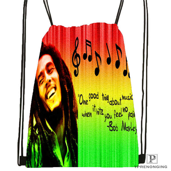 Custom IBob-Marley-Quotes Drawstring Backpack Bag