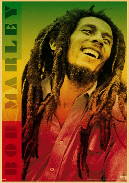 Bob Marley Jamaican Singer Retro