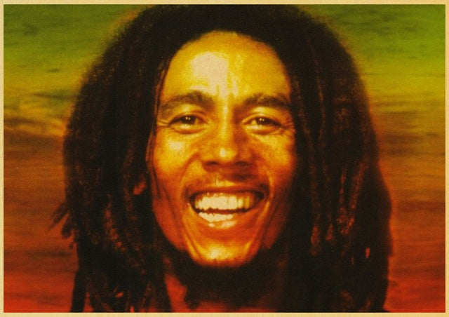 Bob Marley Jamaican Singer Retro