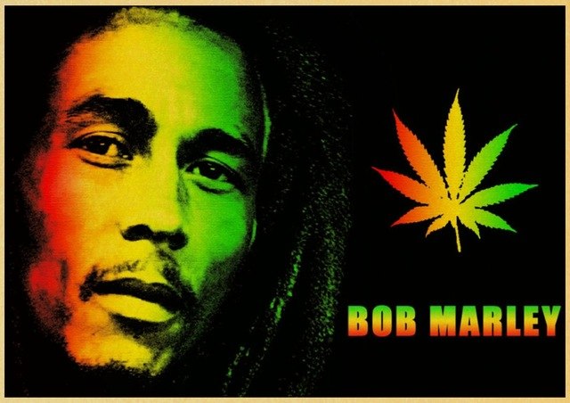 Bob Marley Jamaican Singer Retro